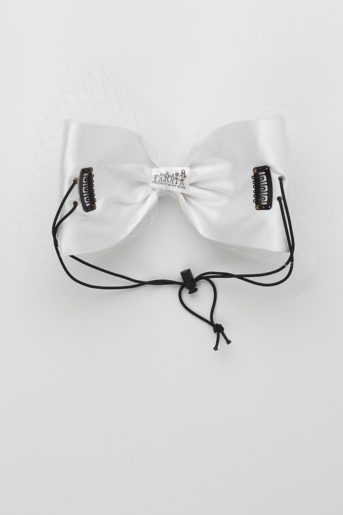 Avant Garde Bow Grand - White - PROJECT 6, modest fashion