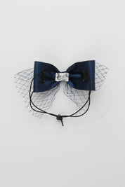 Avant Garde Bow Petit - Navy - PROJECT 6, modest fashion