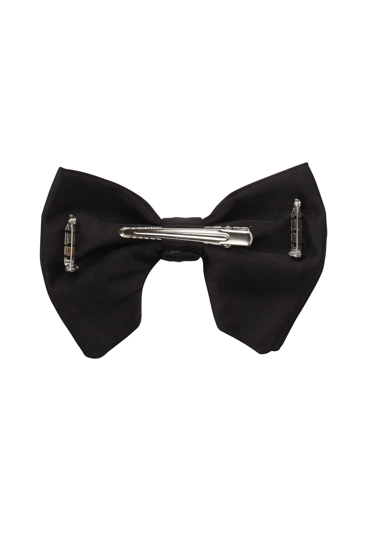 Avant Garde Bowtie - Black Satin - PROJECT 6, modest fashion
