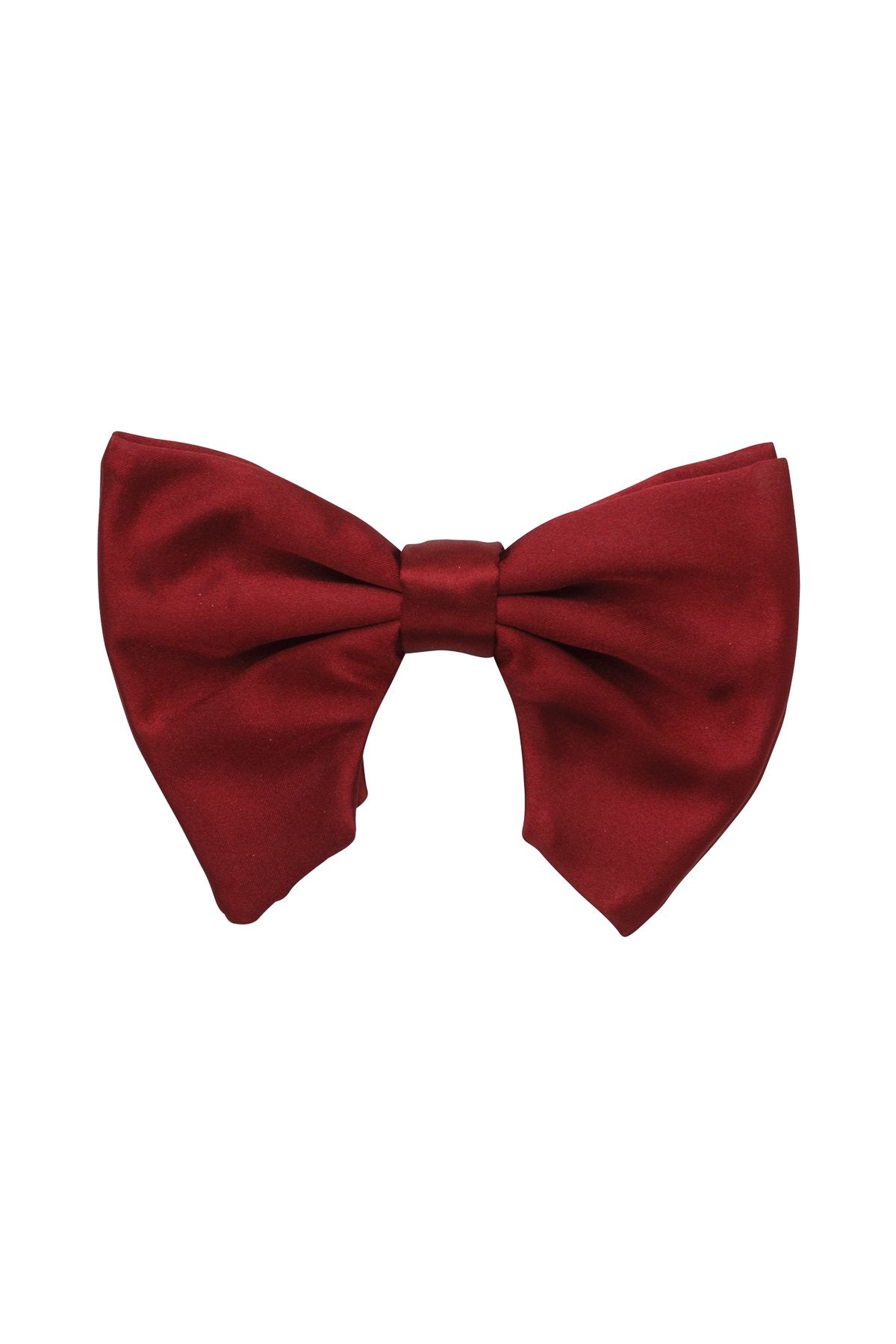 Avant Garde Bowtie - Burgundy Satin - PROJECT 6, modest fashion