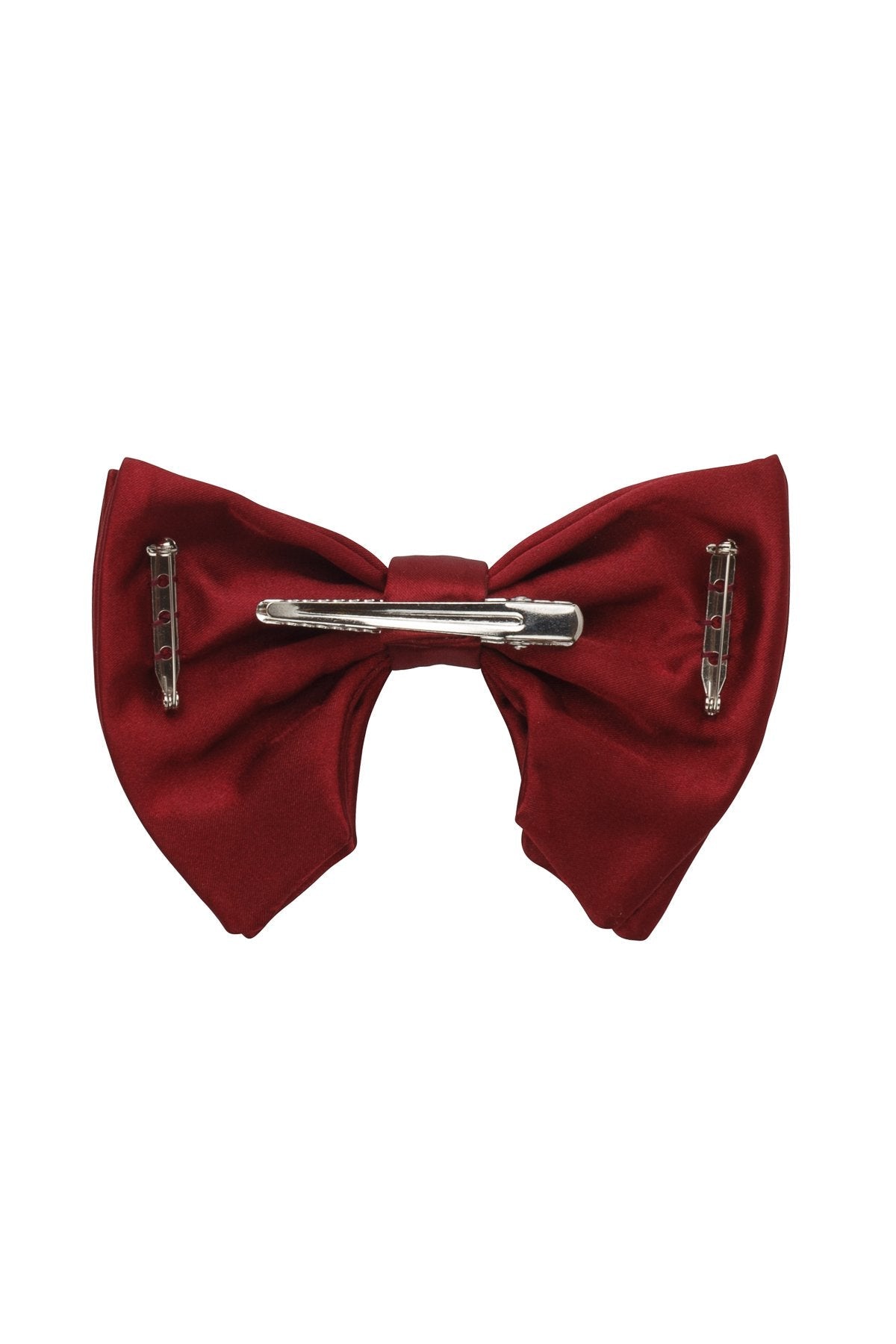 Avant Garde Bowtie - Burgundy Satin - PROJECT 6, modest fashion