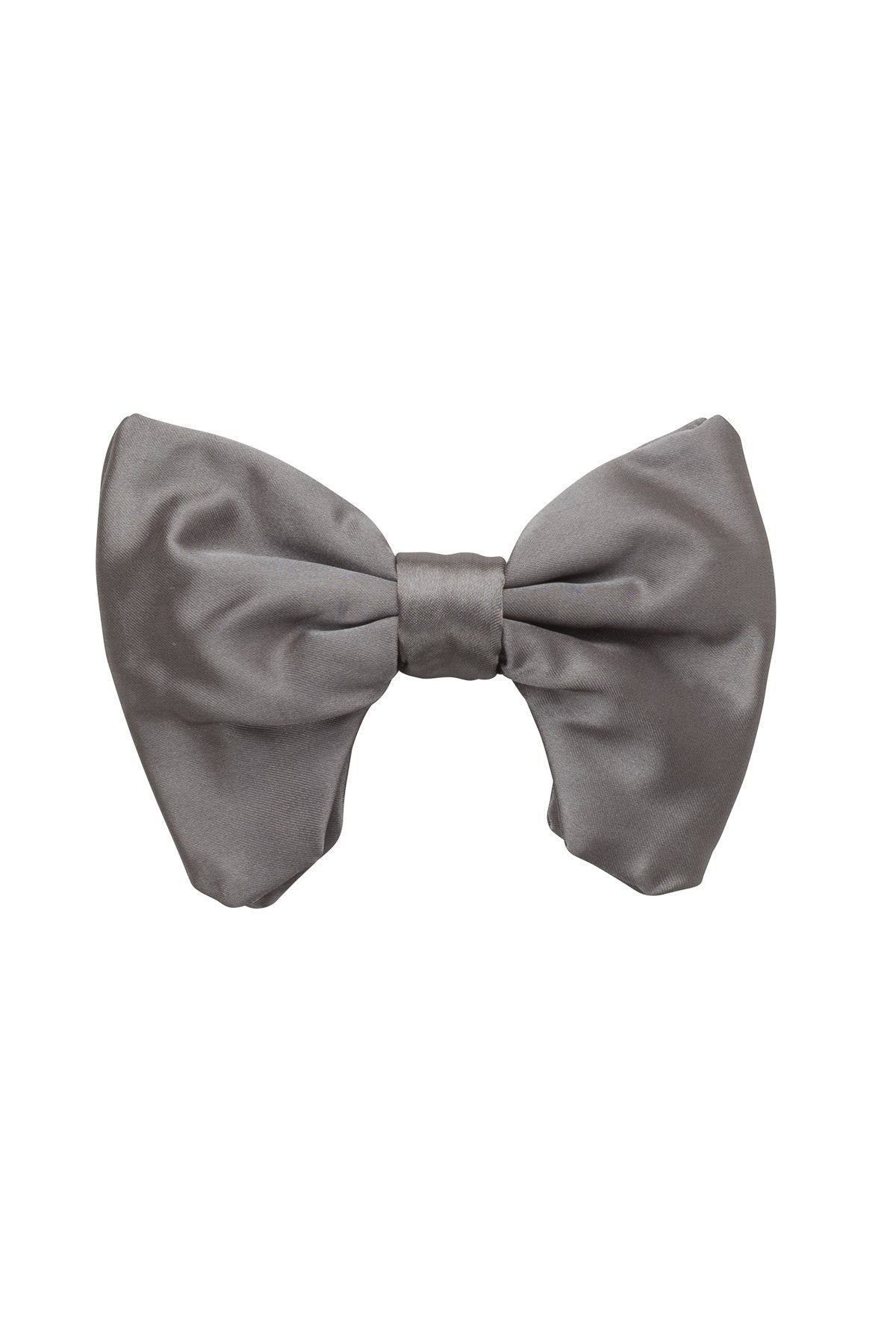 Avant Garde Bowtie - Charcoal Satin - PROJECT 6, modest fashion