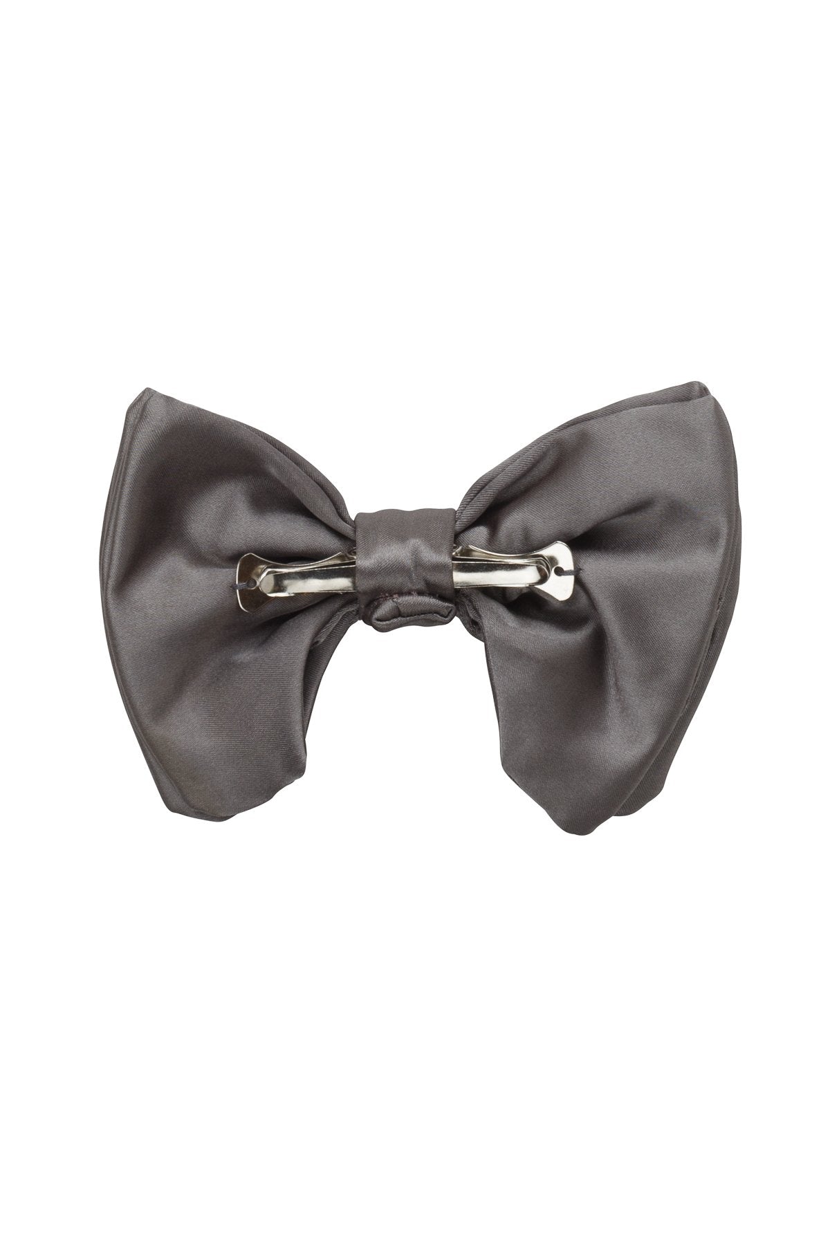 Avant Garde Bowtie - Charcoal Satin - PROJECT 6, modest fashion