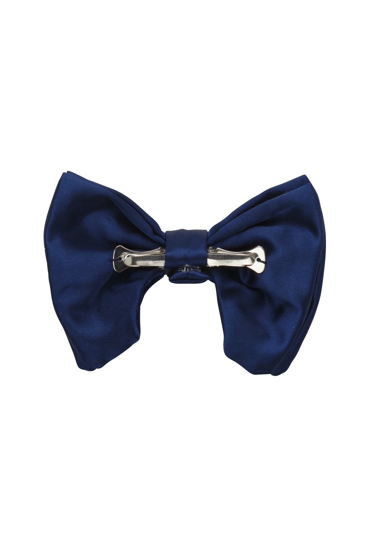 Avant Garde Bowtie - Navy Satin - PROJECT 6, modest fashion