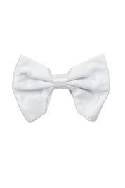 Avant Garde Bowtie - White Satin - PROJECT 6, modest fashion