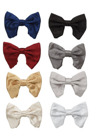 Avant Garde Bowtie - Charcoal Satin - PROJECT 6, modest fashion