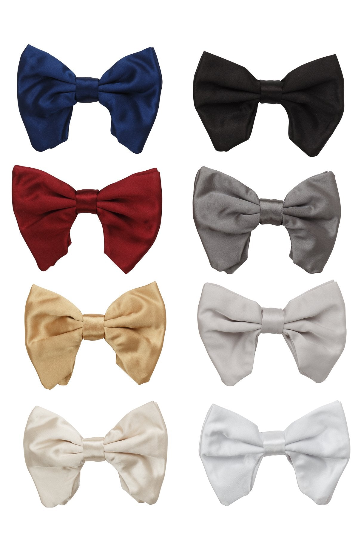 Avant Garde Bowtie - White Satin - PROJECT 6, modest fashion
