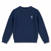 B Patch Knit Top