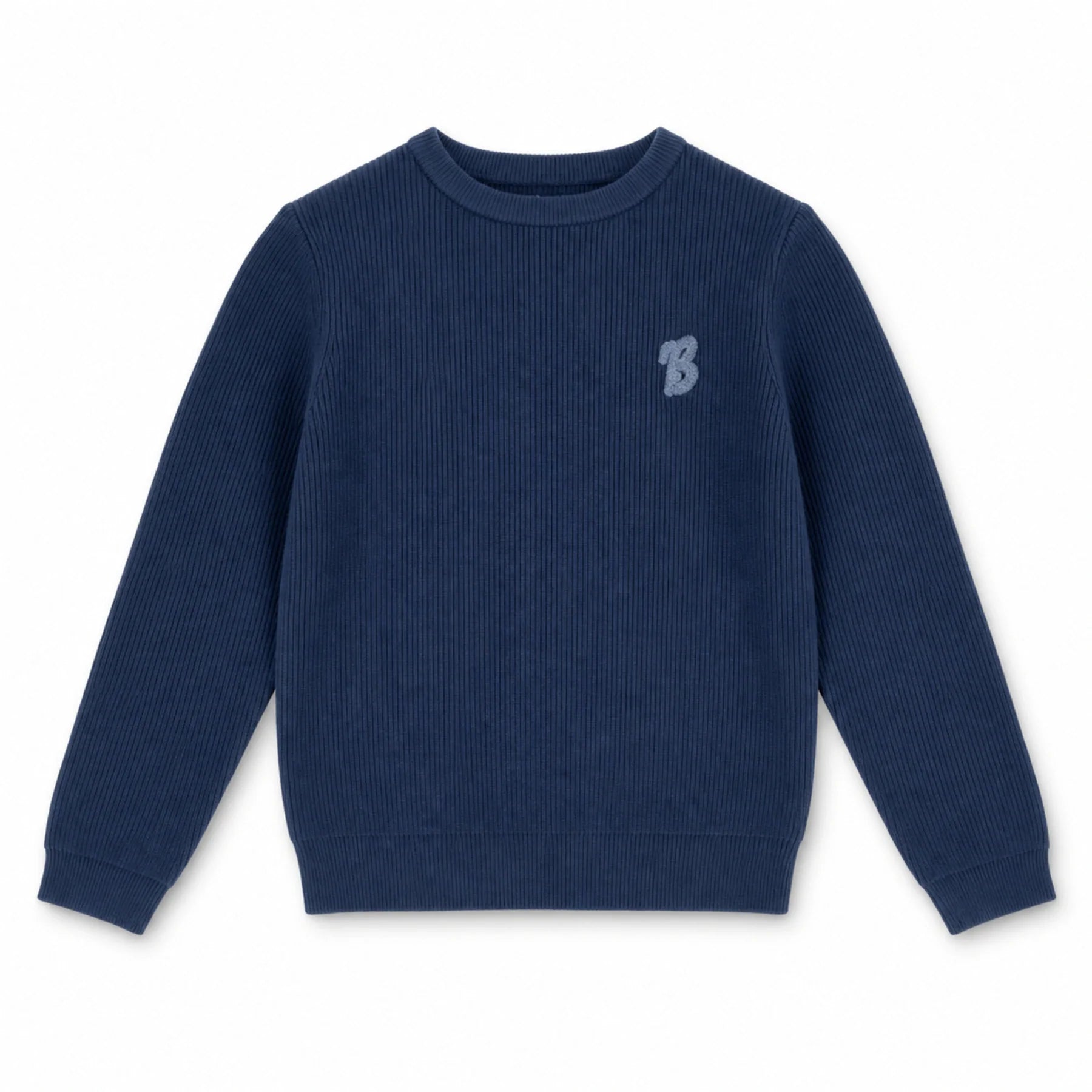 B Patch Knit Top