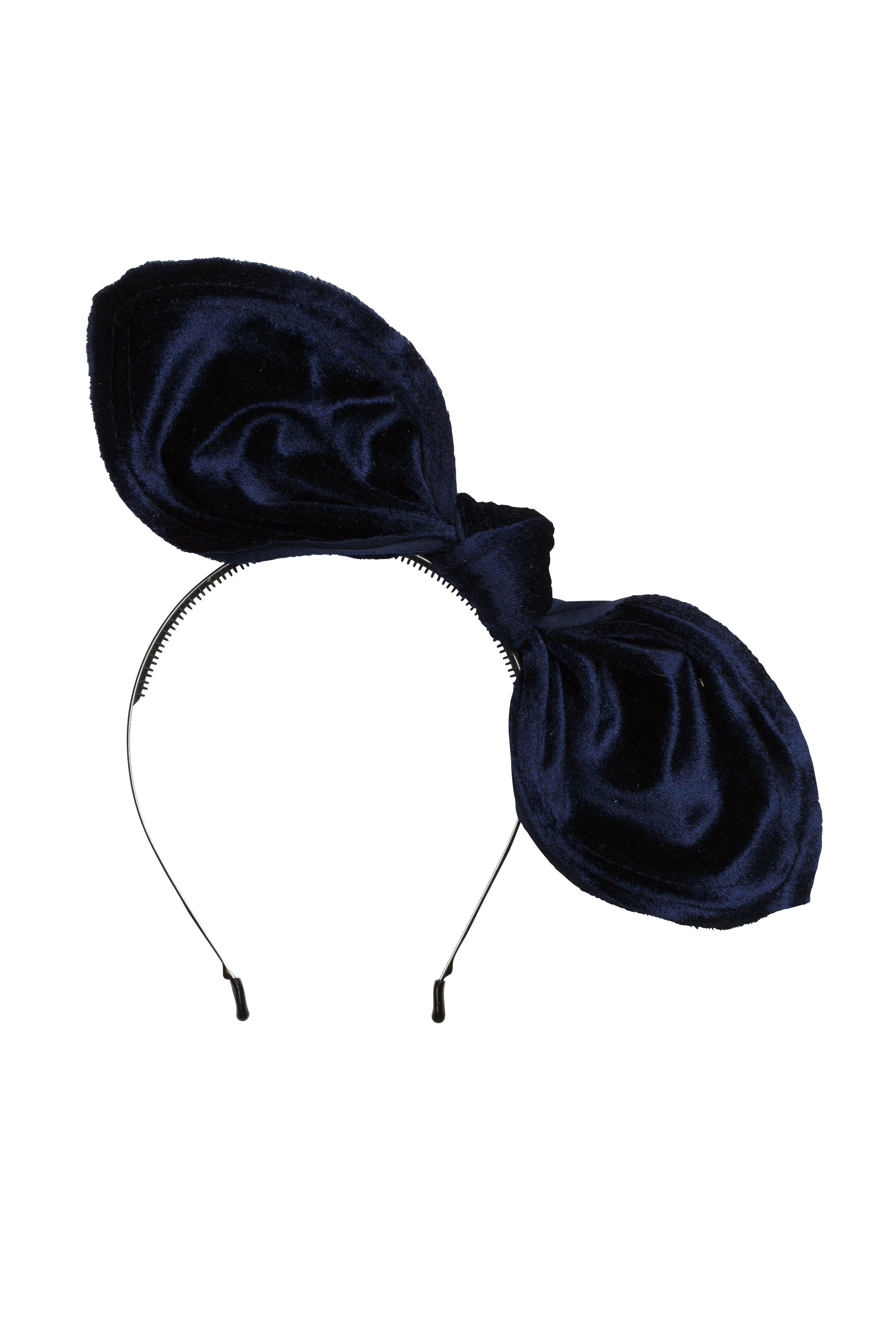 Bubble Ear - Navy Velvet