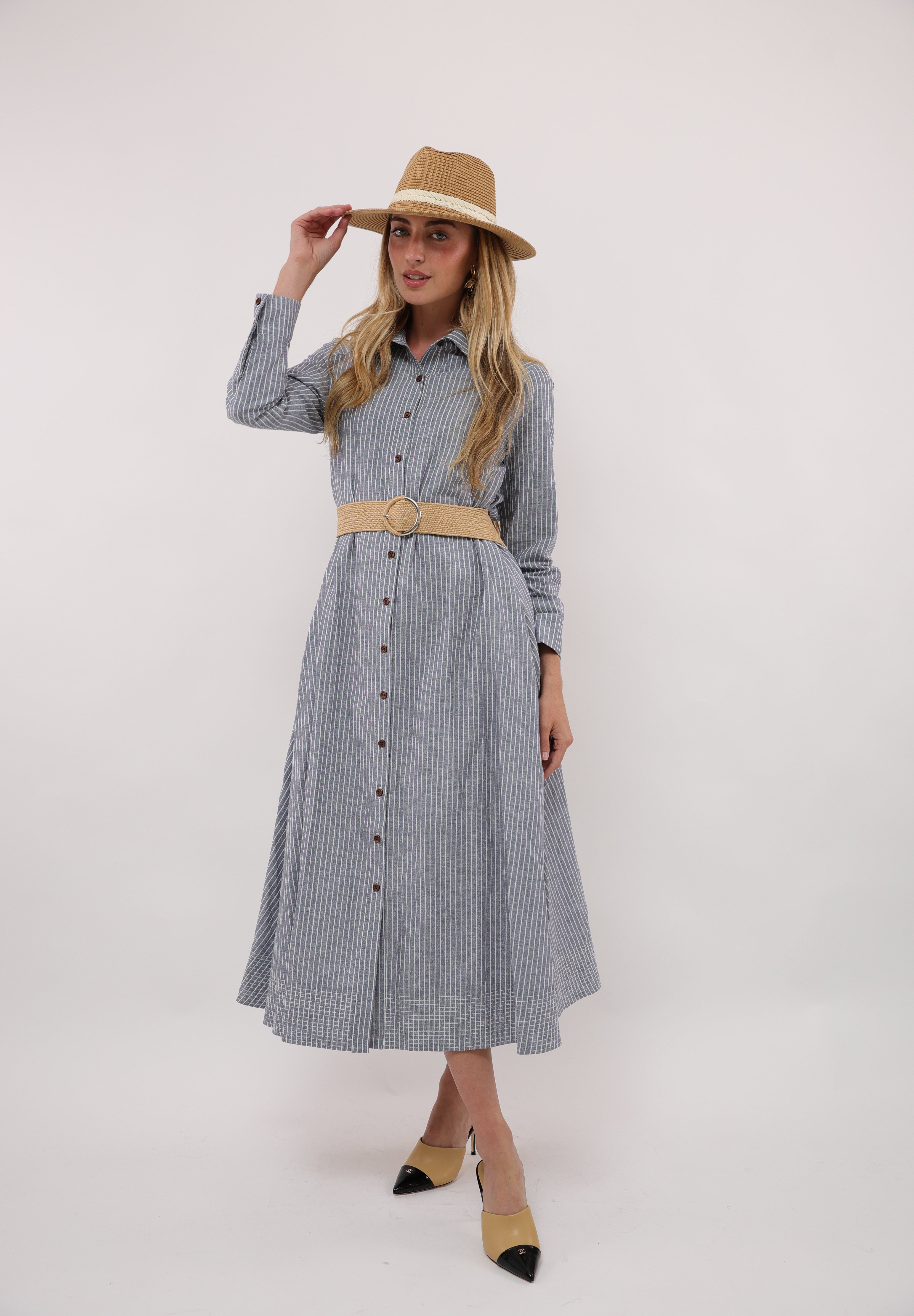 KLJ Pinstripe Dress