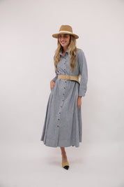 KLJ Pinstripe Dress