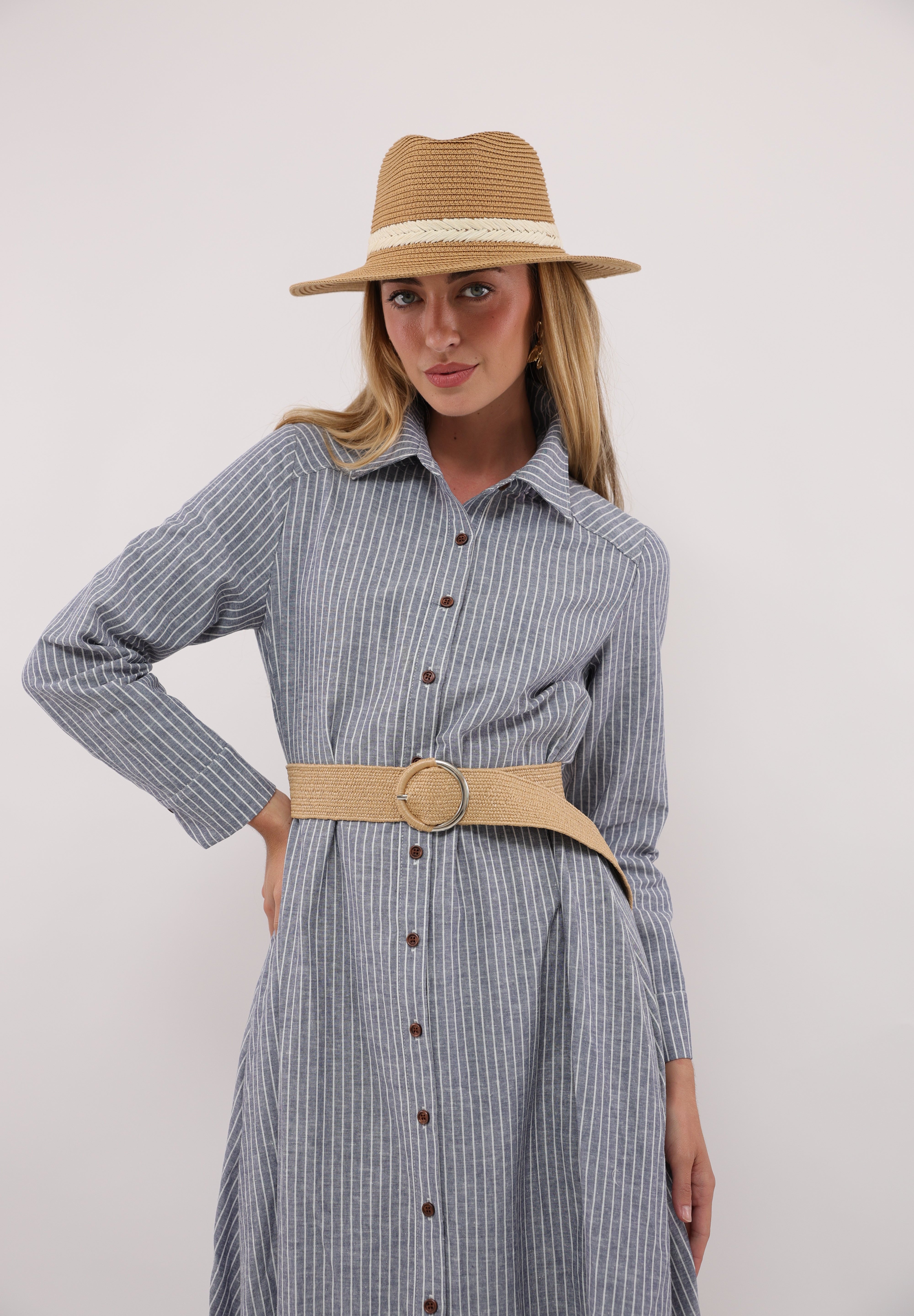 KLJ Pinstripe Dress