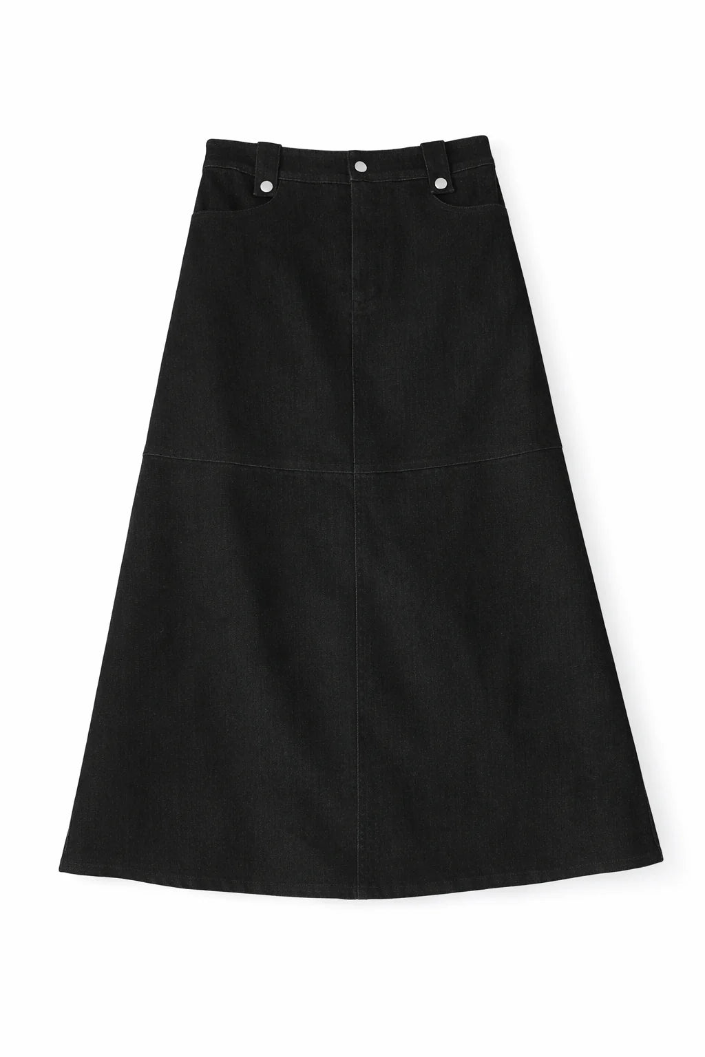 Black Denim Skirt