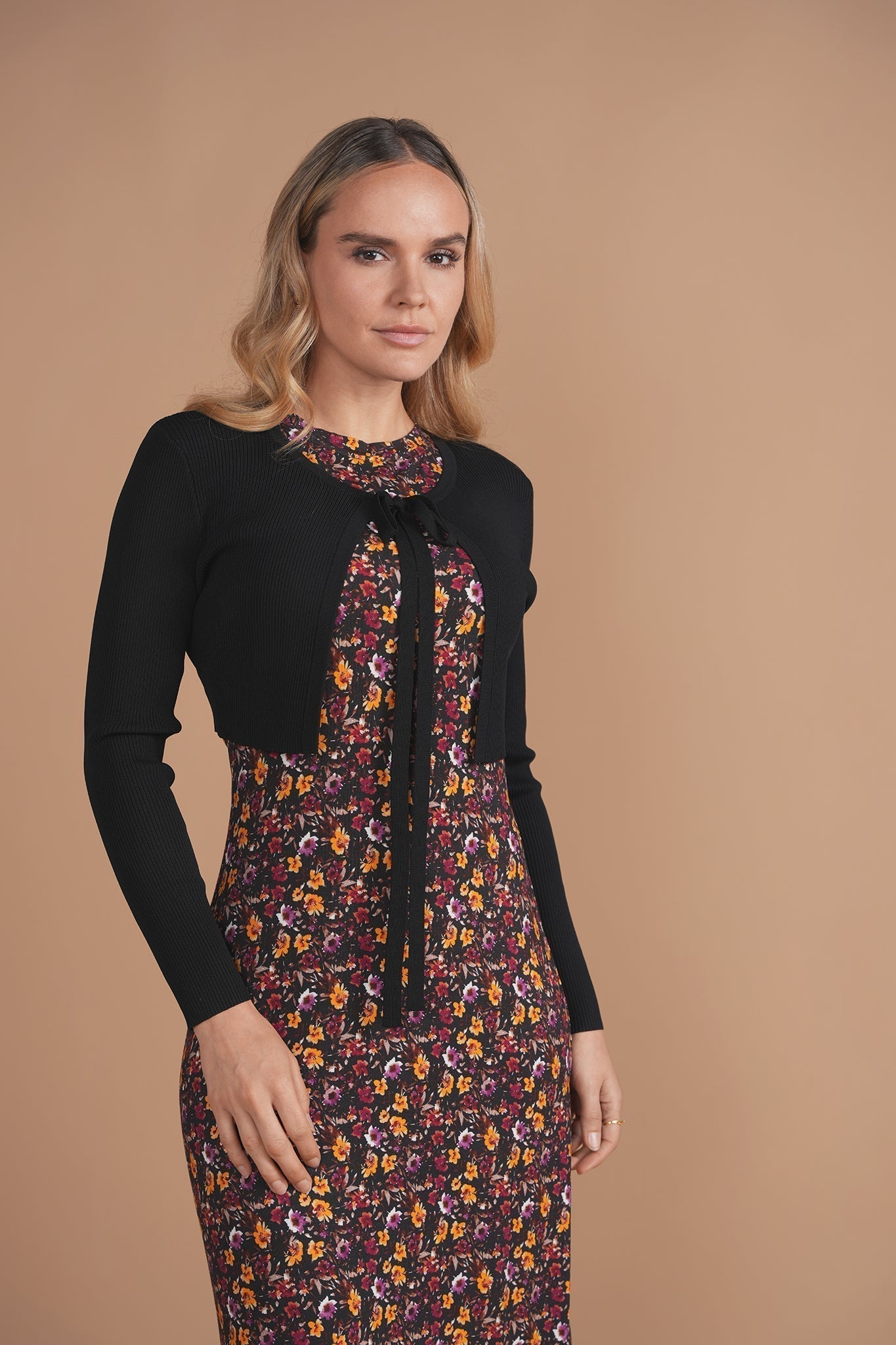 Bliss Jersey Sleeveless Dress Floral