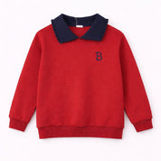 Sailor Collar Sweatshirt - Girls