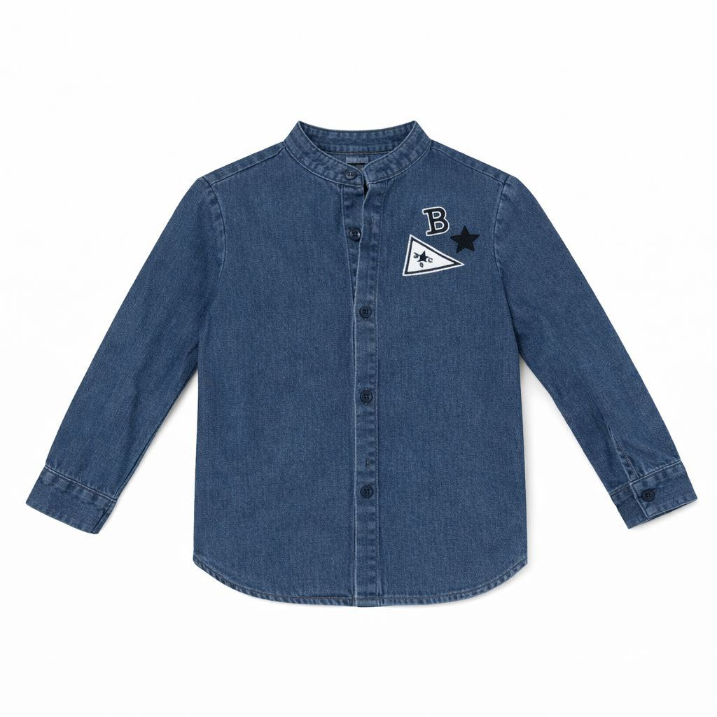 Crochet Denim Shirt - Boys