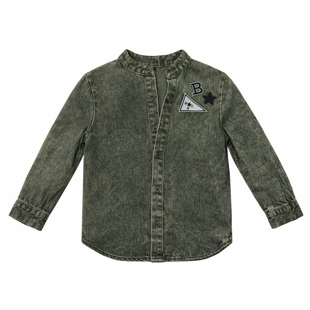 Crochet Denim Shirt - Boys