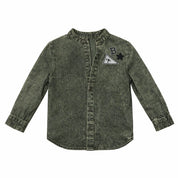 Crochet Denim Shirt - Boys