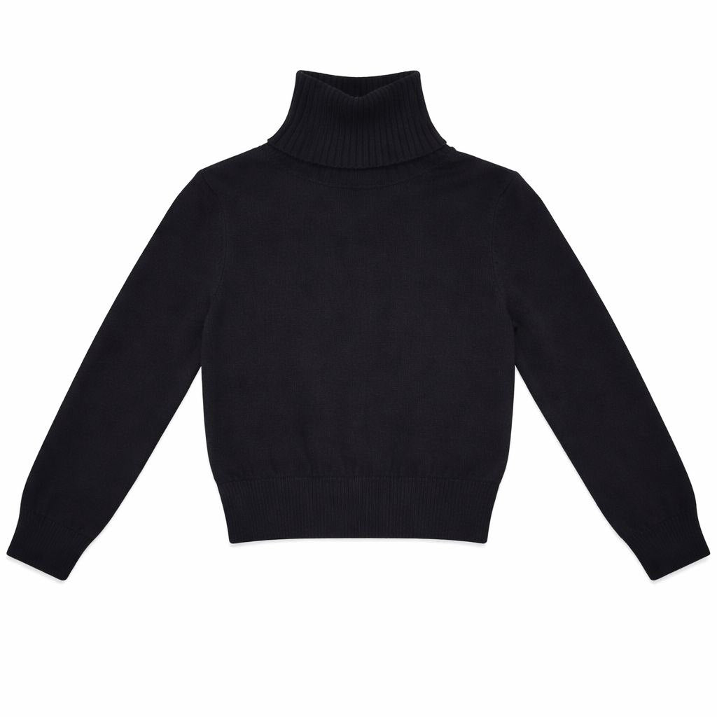 Velvet Bow Turtleneck
