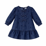 Printed Heart Denim Dress
