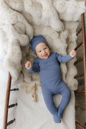 Embossed Petite Footie