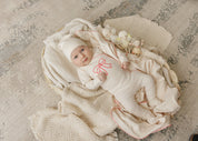 Piped Scalloped Footie