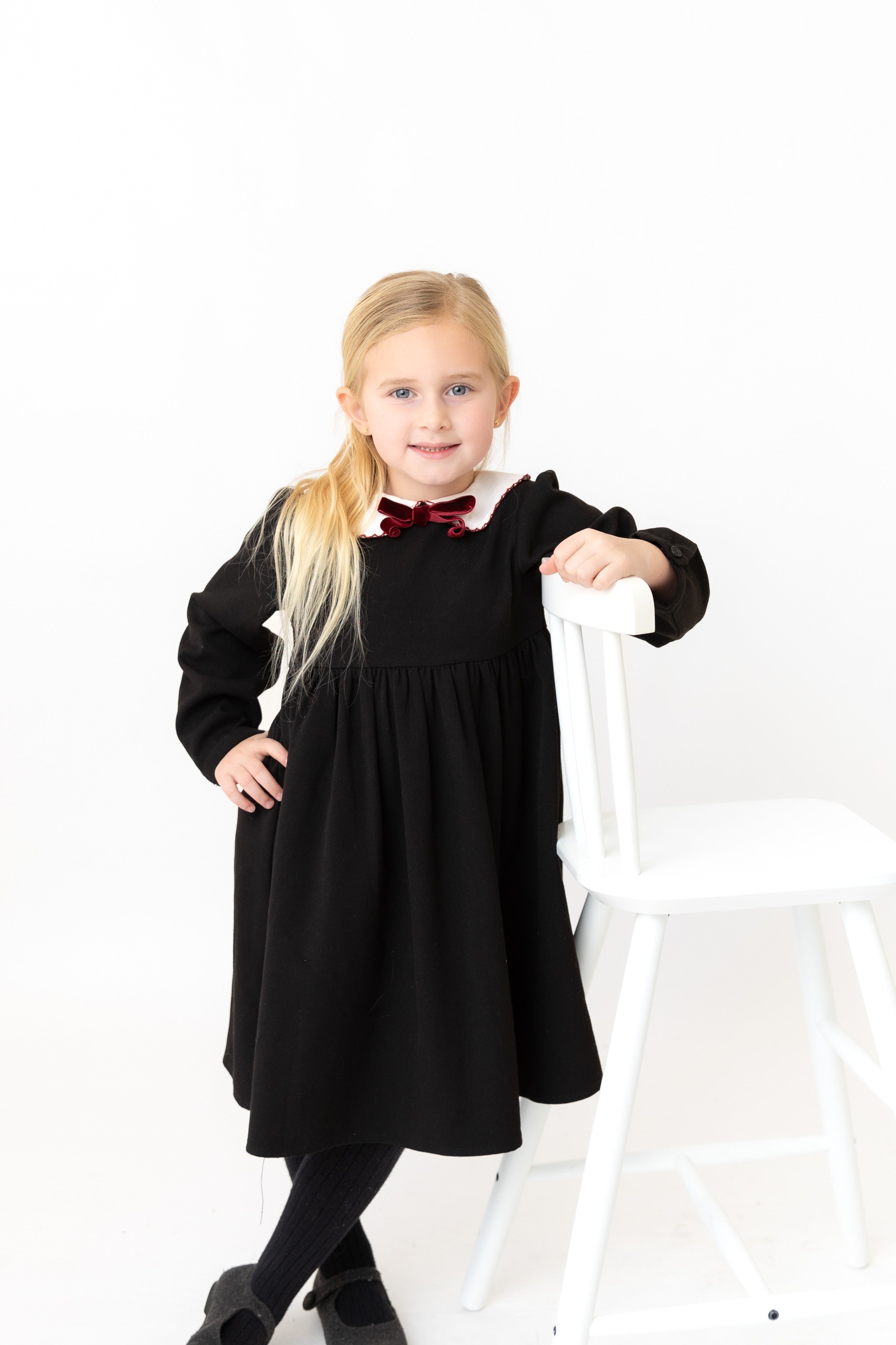 Velvet Bow Dress
