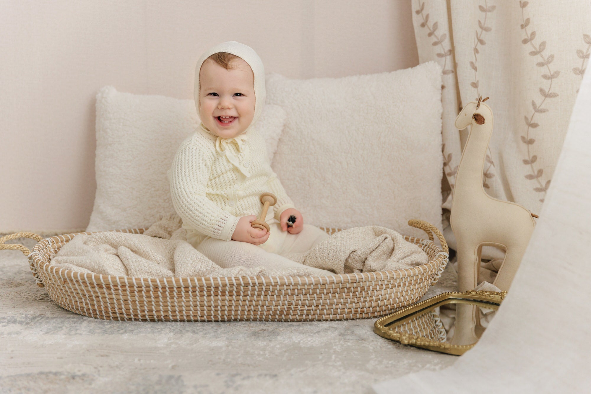 Knit Wrap Footie Set