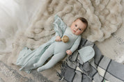 Gingham Bib Layette Set