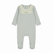 Gingham Bib Footie