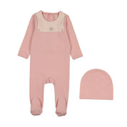 Gingham Bib Footie Set