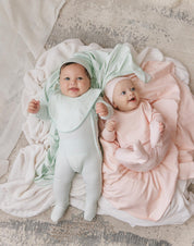Pinstriped Wrap Layette Set