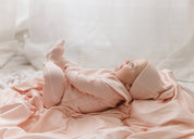 Pinstriped Wrap Layette Set