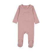 Embossed Petite Footie