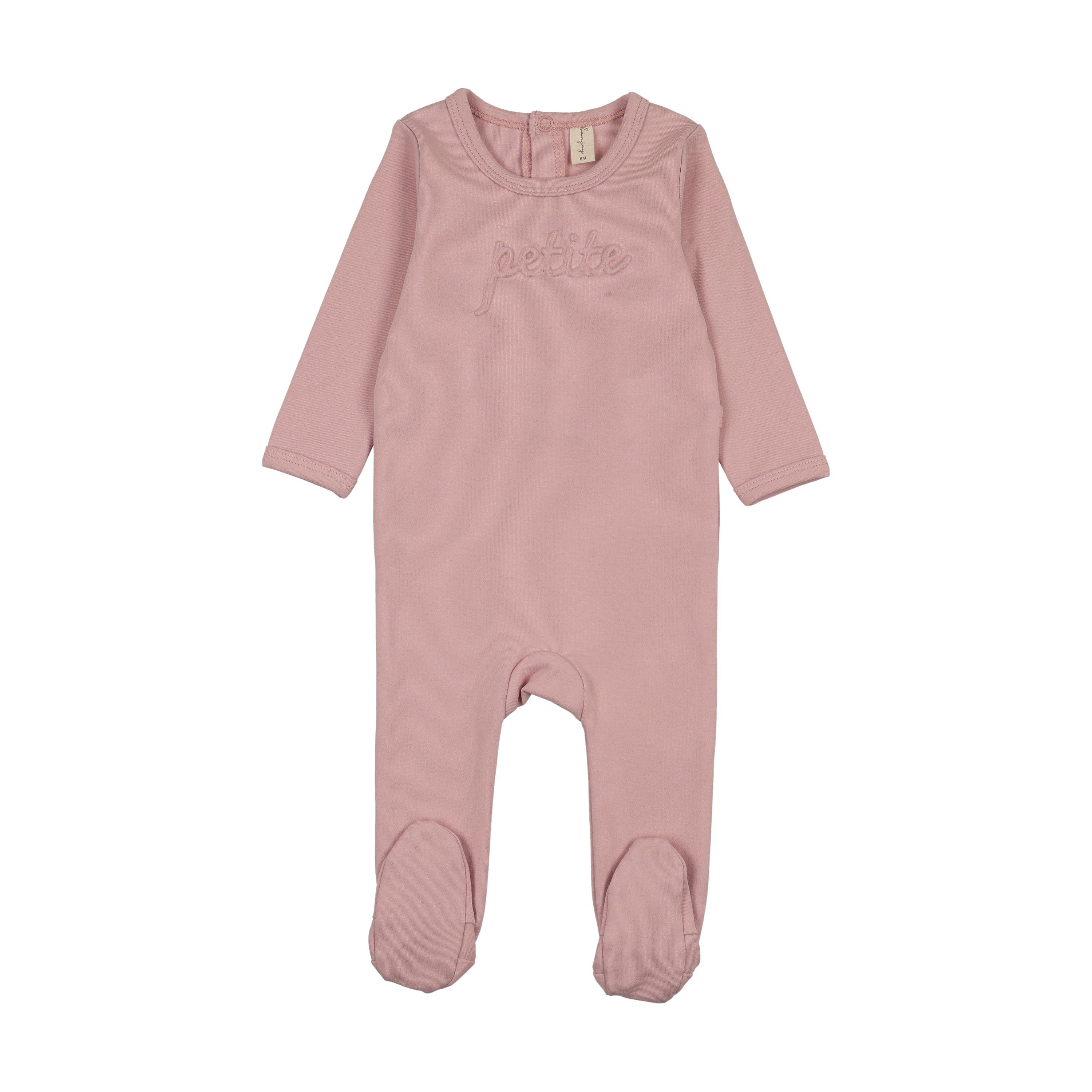 Embossed Petite Footie