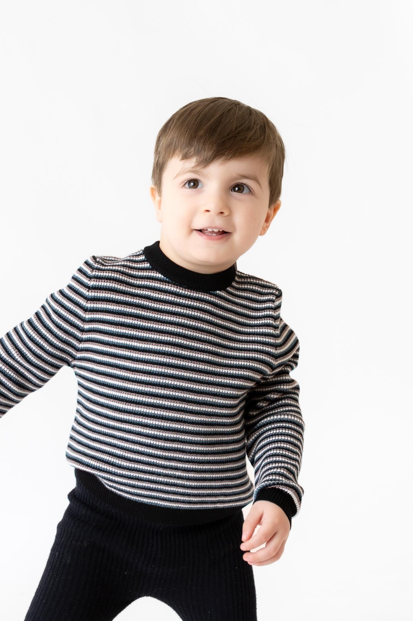 Multi Stripes Knit Top