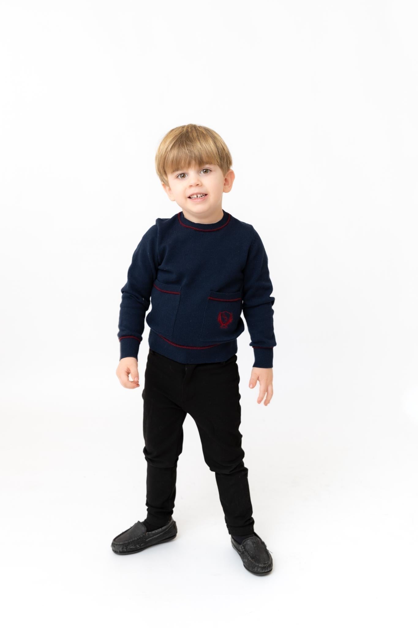 Embroidered Knit Top
