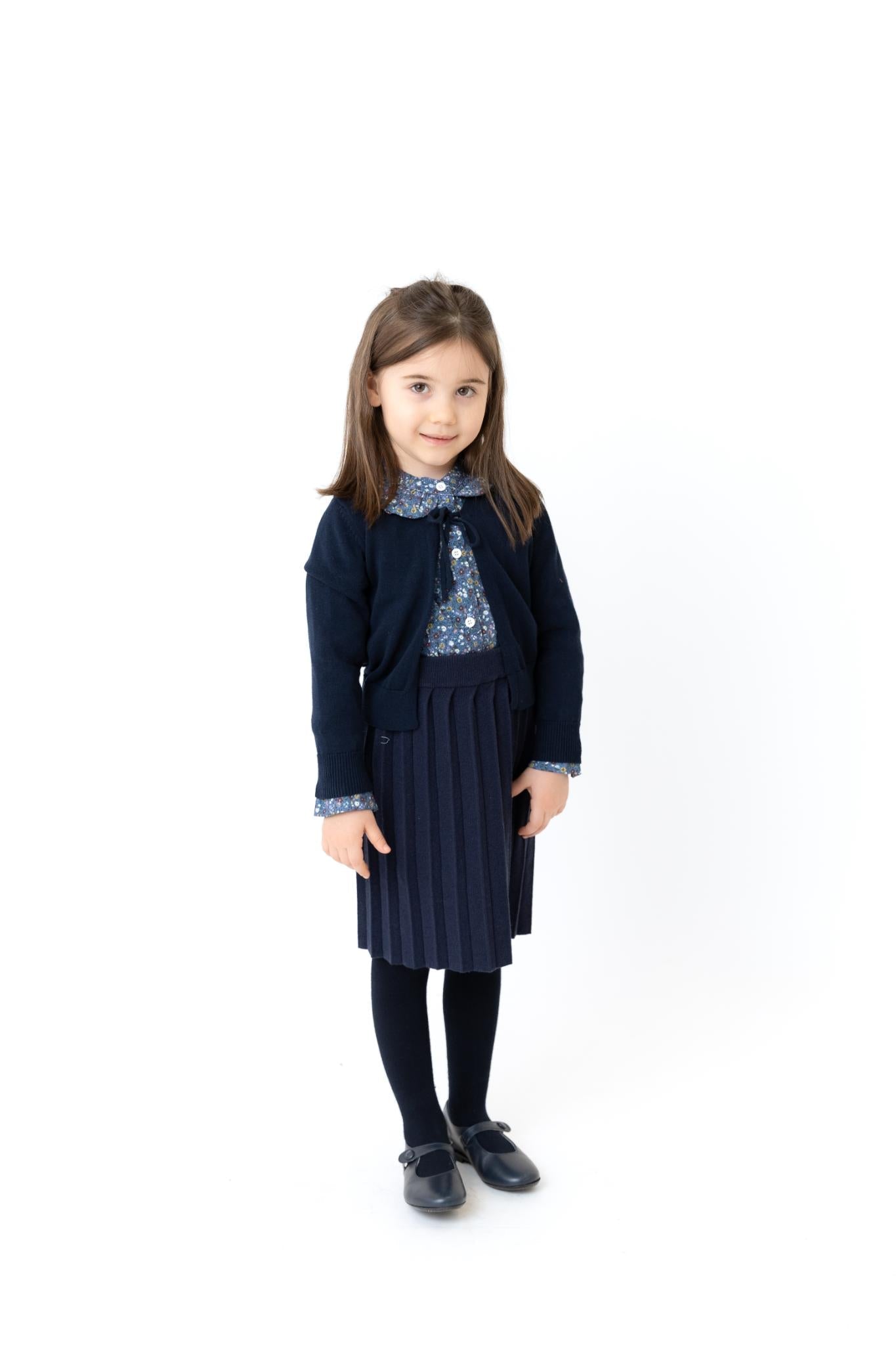Floral Shabbat Cardigan - Girls