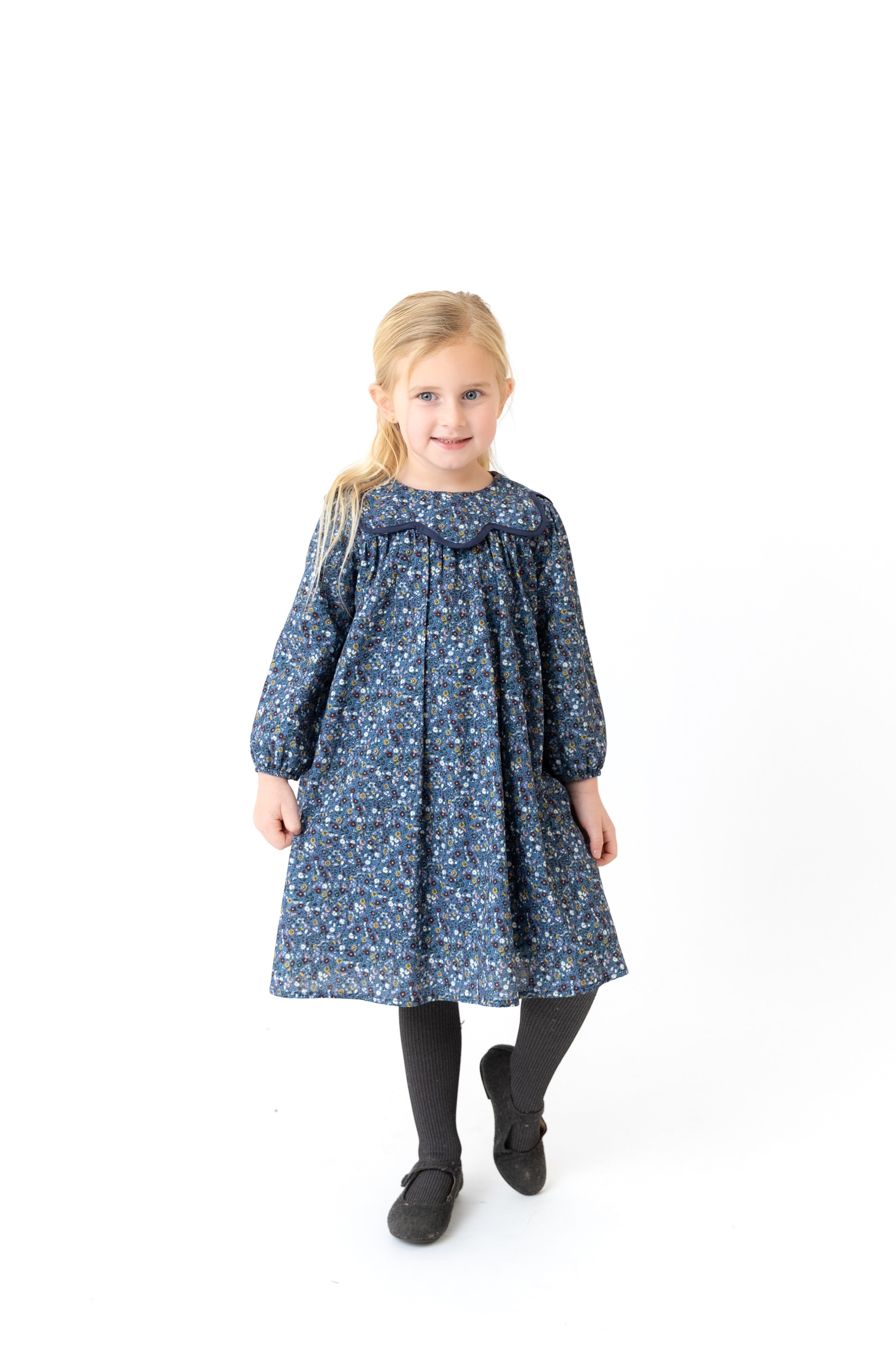 Floral Shabbat Dress