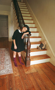 Velvet Bow Dress