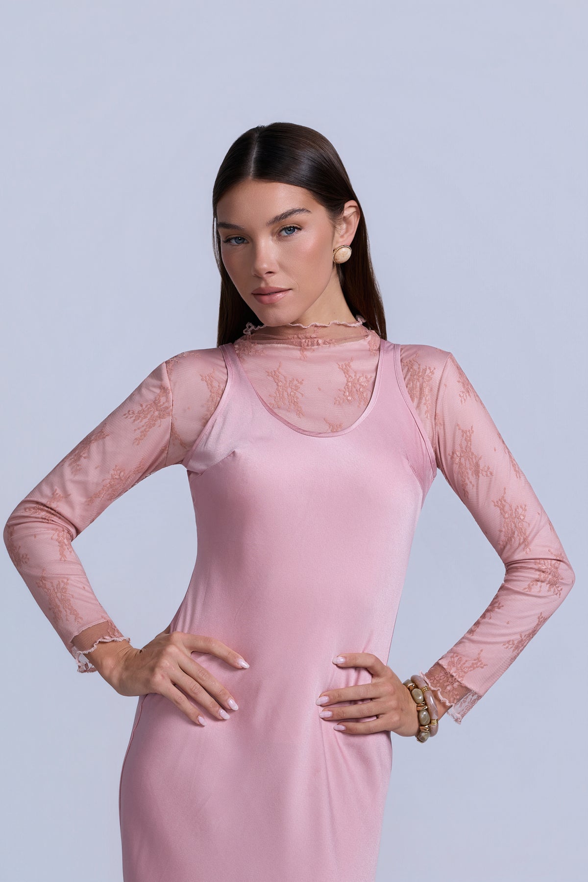 Lace Top Pink