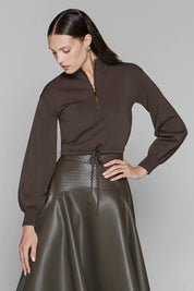 Finch Top in Cocoa