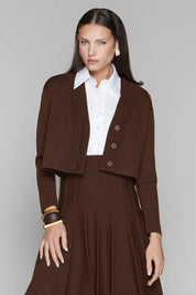 Calloway Cardigan in Maple