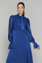 Claremont Dress in Elderberry