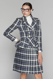 Briar Blazer in Black / Graphite Plaid