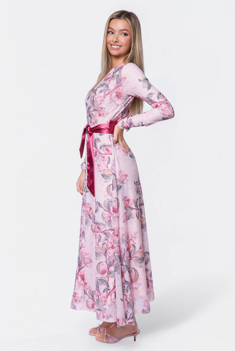 Florence Dress 53" (Ivory Flower)