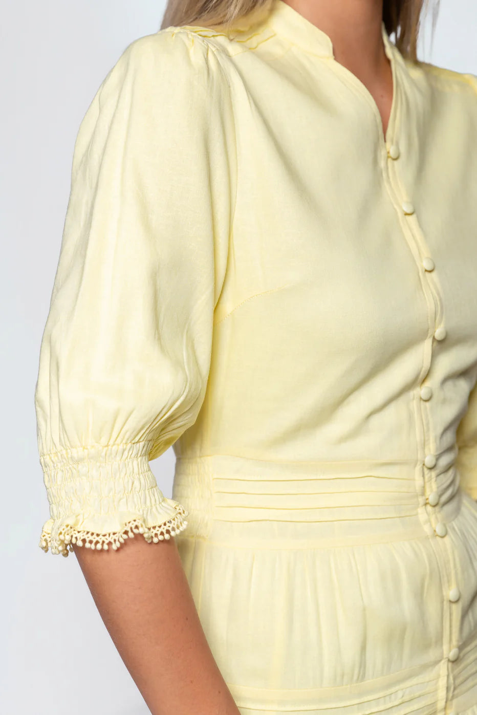 Hallie Dress (Light Yellow)