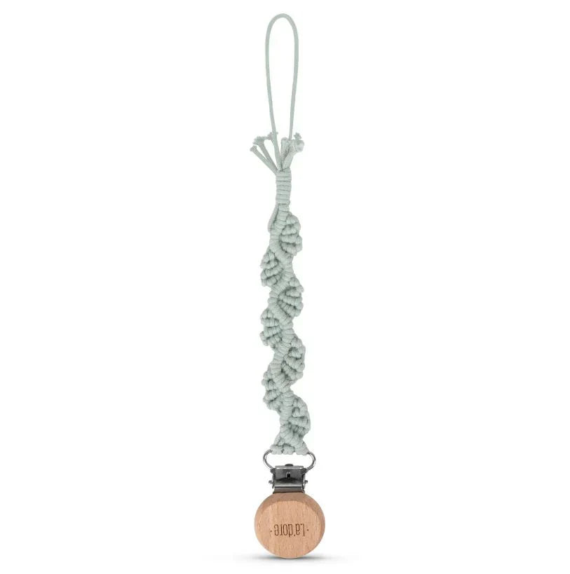 Ivy Pacifier Clip Graphite