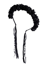 Carnation Hard Headband - Black